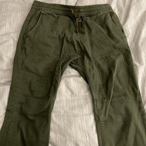 Green Pacsun Jogger Pants.